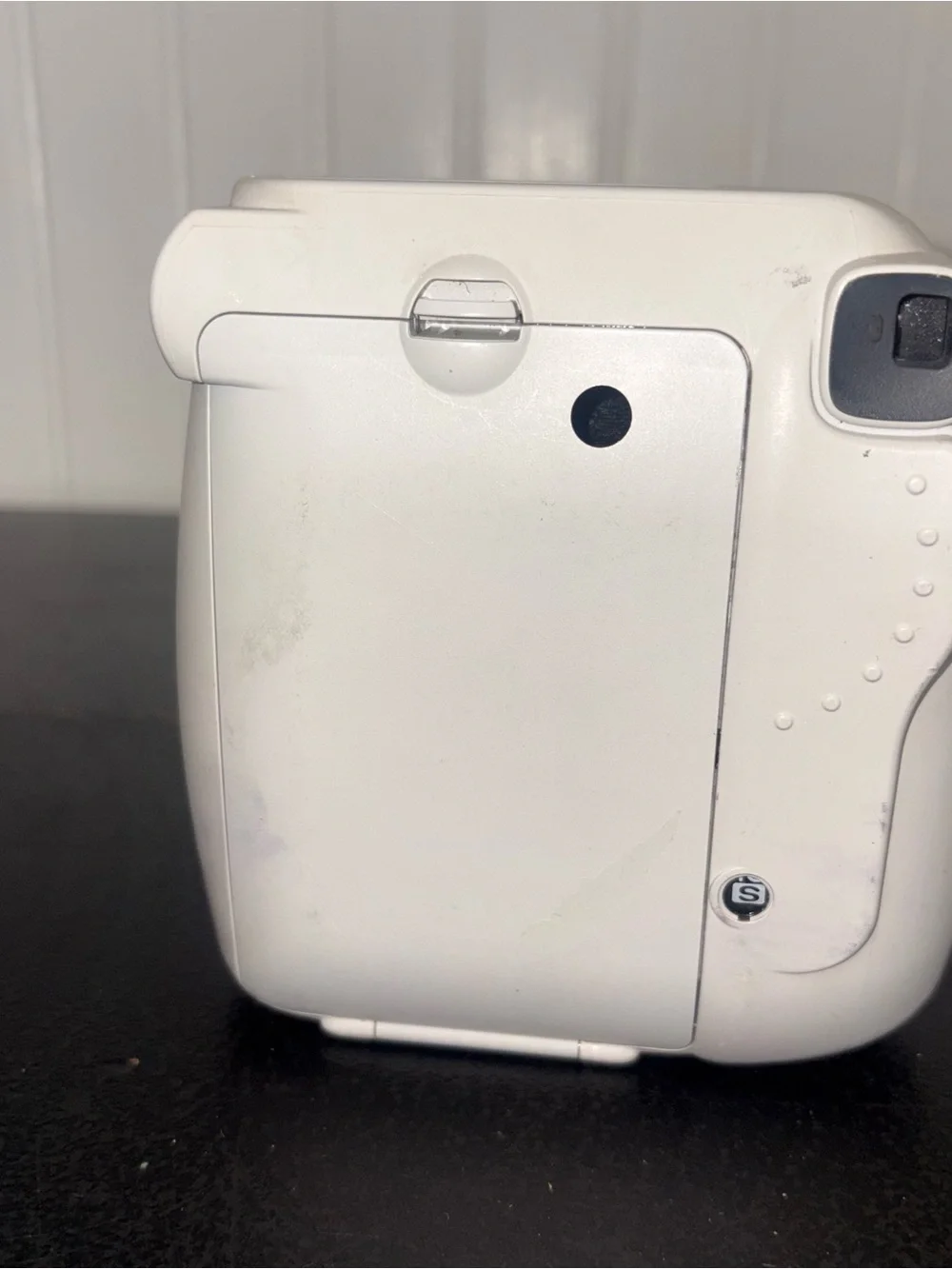 TESTED WORKS Fujifilm Instax Mini 9 Instant Film Camera - Smokey White
